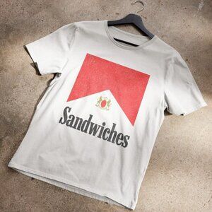 Sandwiches Marlboro 90s Style Graphic T-Shirt Retro Parody Fan Gift Casual 05